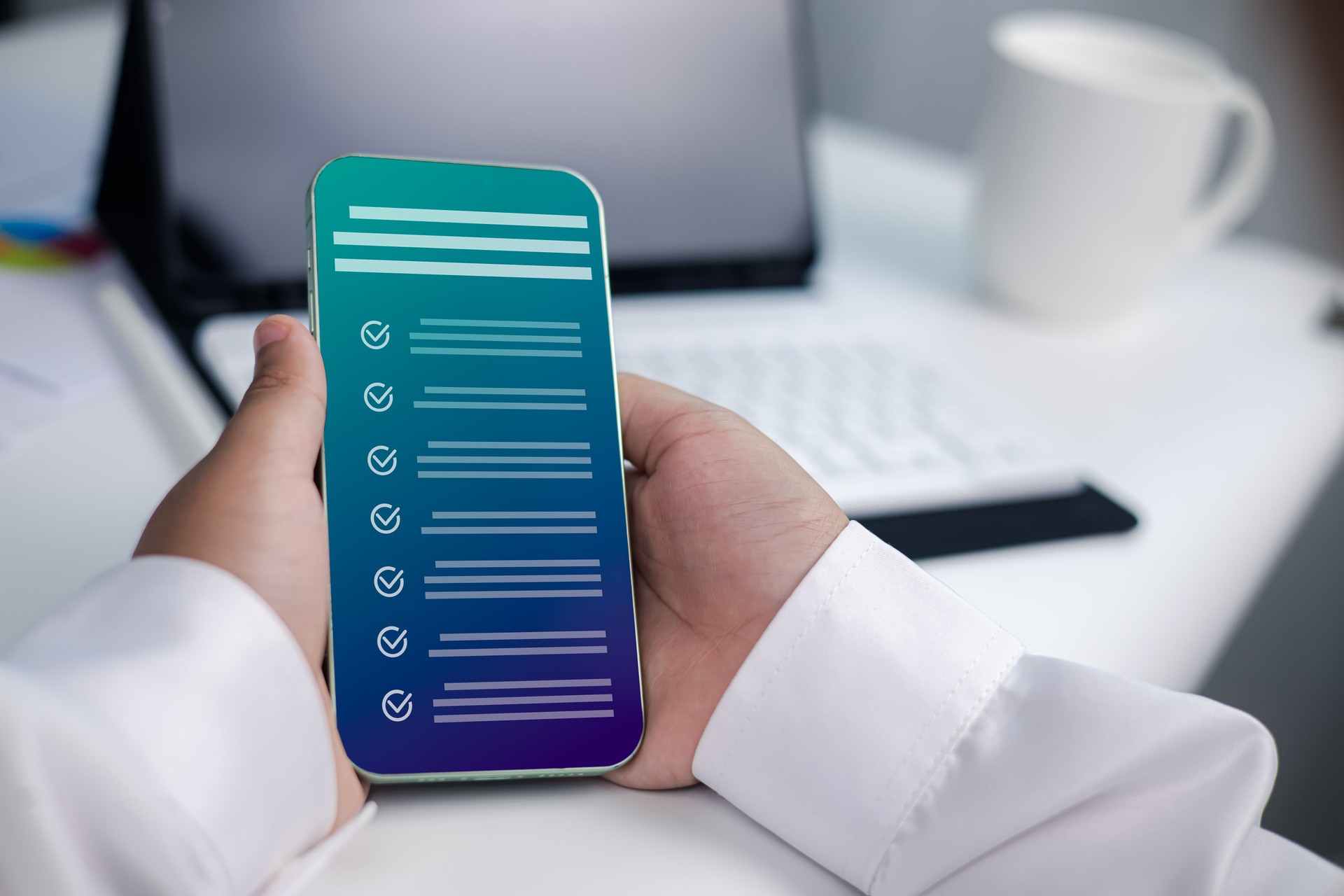 Mobile App Digital Checklist for Business Productivity and Task Management